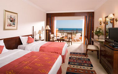 Deluxe Twin Sea View Room отеля Carribean World Soma Bay 5*