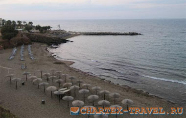 Пляж отеля Grecotel Club Marine Palace & Marine Palace Suites 4*