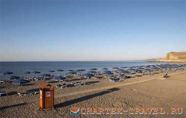 Пляж отеля Lindos Princess Beach Hotel 4*