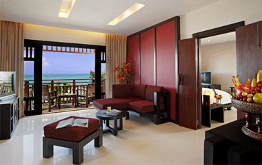 Deluxe Ocean View Suite отеля Bhundhari 5*