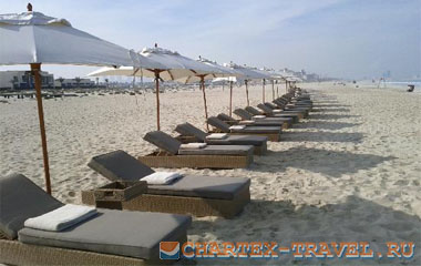 Пляж отеля Park Hyatt Abu Dhabi Hotel and Villas 5*