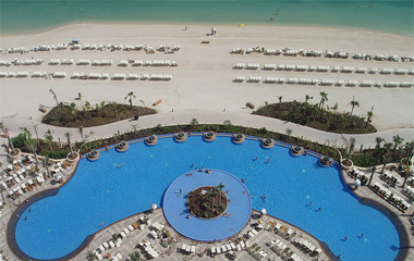 Пляж отеля Atlantis The Palm 5* Пляж отеля Atlantis The Palm 5*