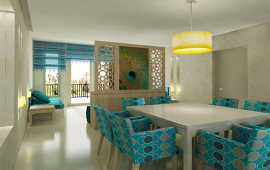 Royal Jasmine Suite отеля Jebel Ali Palm Tree Court & Spa 5*.