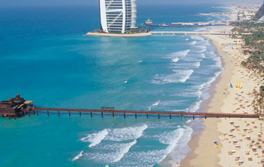 Пляж отеля Jumeirah Living World Trade Centre Residencel 5*