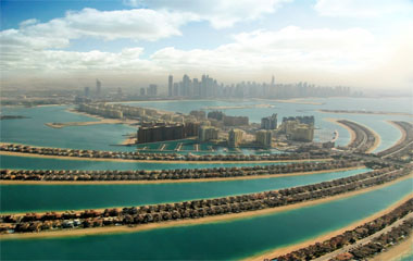 Пляж отеля Radisson Blu Hotel Dubai Media City 4*