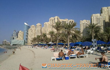 Пляж отеля Sheraton Jumeirah Beach Resort 5* Пляж отеля Sheraton Jumeirah Beach Resort 5*